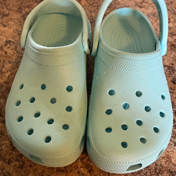 CROCS Other - Aqua blue Crocs Men’s size 6 Woman’s size 8